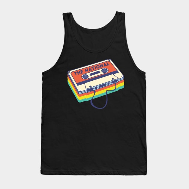 The National Band Logo Cassette Deck Tank Top by TheN